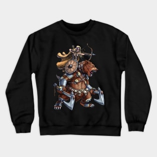 Norse Bear Viking Warrior Crewneck Sweatshirt